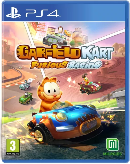 Garfield Kart Furious Racing Ps4 Fr New