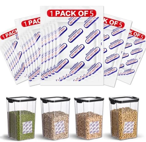 300CC 50Packets Oxygen Absorbers 10 Individual packs of 5 Packet Total 50 Pac...