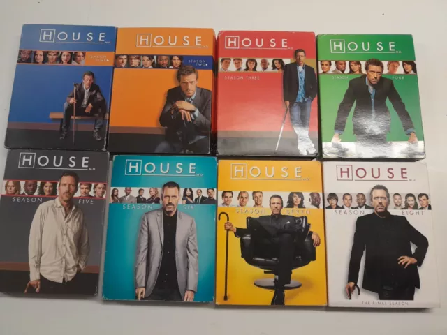 House MD: The Complete Series (Seasons 1-7, DVD) 1 2 3 4 5 6 7, & 8 Hugh Laurie