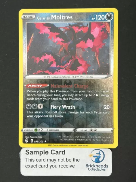 Galarian Moltres - 093/203 (Reverse Foil)