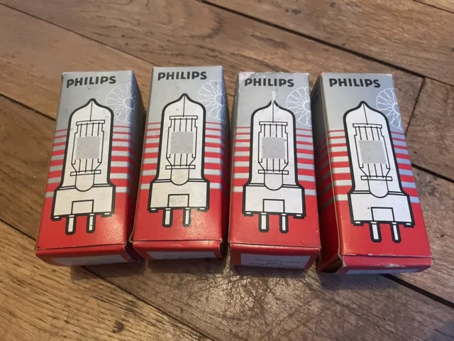 Lot De 4 Ampoules Pour Projecteur Philips 7389 500W NEUVE
