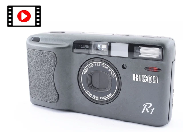 READ【NEAR MINT w/Case】 Ricoh R1 35mm Point & Shoot Film Camera Green From JAPAN