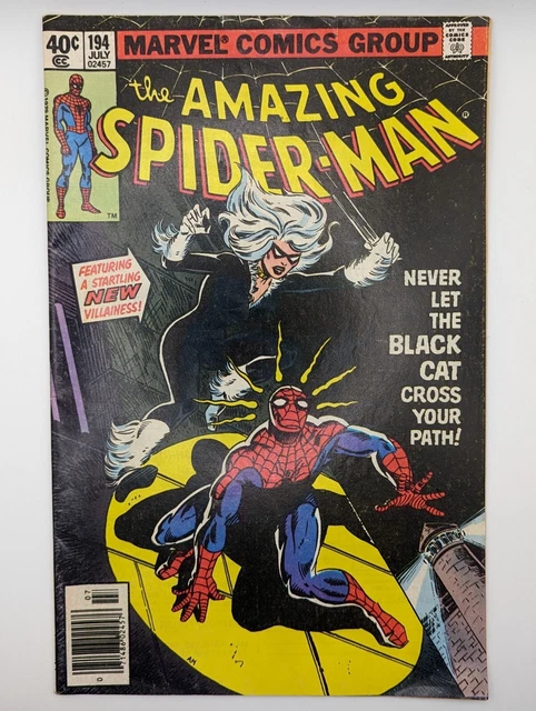 AMAZING SPIDER-MAN #194 (1979). 1st appearance of the Black Cat (Felicia Hardy).