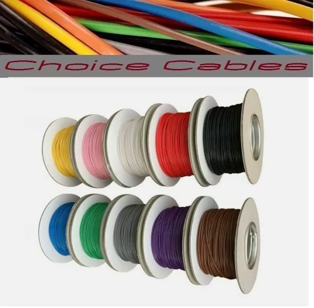 1.0Mm Auto Cable, 12/24V Thinwall Red Tracer Striped Car Boat Wire 16.5 Amp