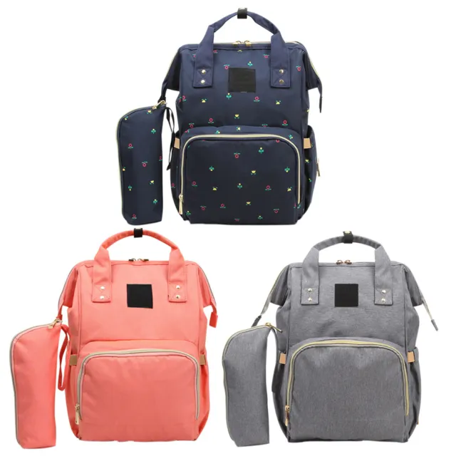 Diaper Bag Backpack Nappy Changing Rucksack Waterproof Travel Bags Baby Care New