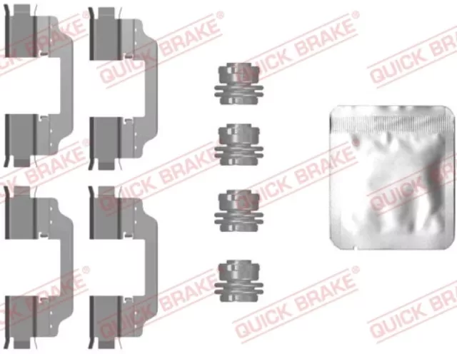 QUICK BRAKE Zubehörsatz, Scheibenbremsbelag Vorne 109-0101