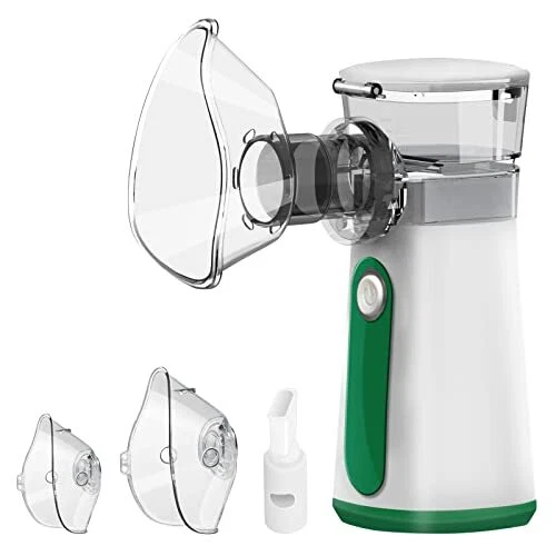 Juego de inhalación nebulizador portátil inhalador nebulizador con boquilla y...