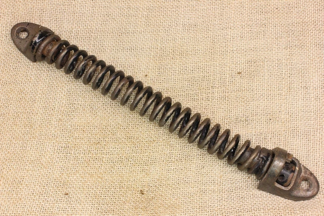 Screen Door Helper Spring Adjustable Closer Old Rustic Large 10 3/4" Vintage