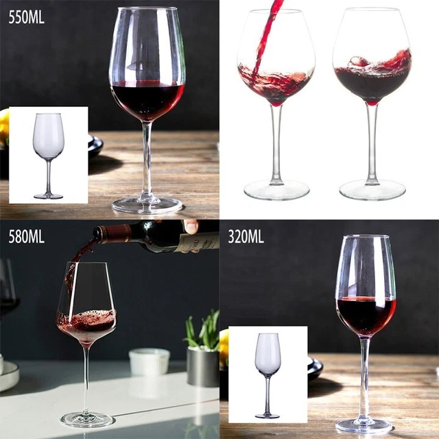 4 Verres à Vin En Plastique Incassables - 200 Ml - Résistants Haute Température - Clair - Pour Extérieur/Mariage/BBQ