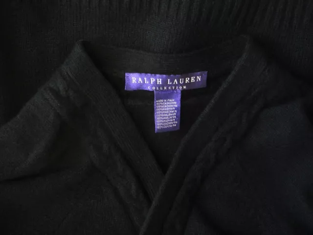 Ralph Lauren Collektion 🚭 100% Kaschmir Cashmere Strickjacke • L 44 •Luxuriös 2