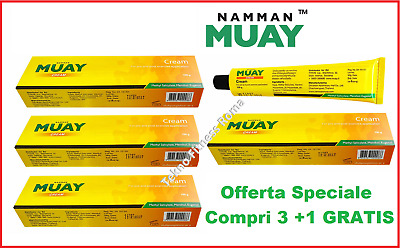 muay thai ORIGINALE pre/post esercizio Altro Crema Namman Muay analgesica 3+1 GRATIS 