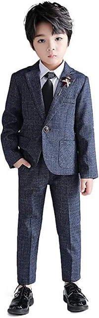 LOLANTA Set 2 Pezzi Abiti Ragazzo, Giacca e Pantaloni, Abbigliamento Tempo Libero o Matrimonio, Festa