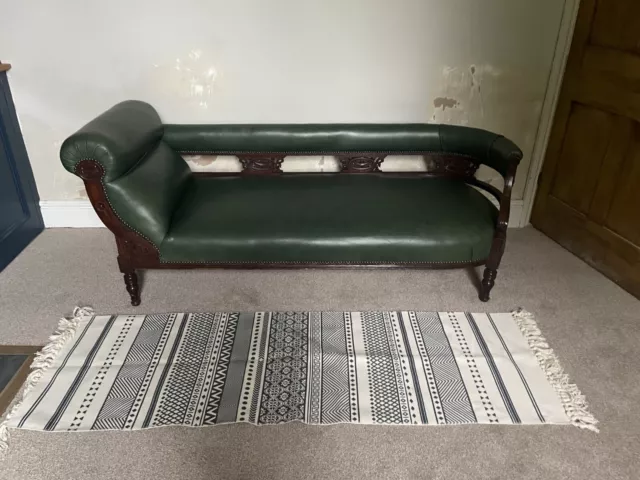 Beautiful Leather Chaise