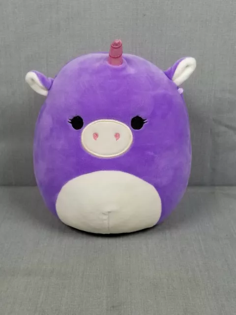SQUISHMALLOWS ASTRID THE Purple Unicorn 8” Plush Soft Kelly Toy Stuffed ...