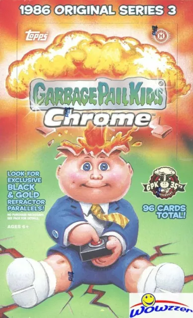 2020 Topps Garbage Pail Kids CHROME Series 3 HUGE Sealed HOBBY Box-8 REFRACTORS!