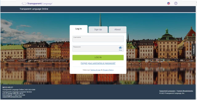 Transparent Language Online  1- Month Service Code