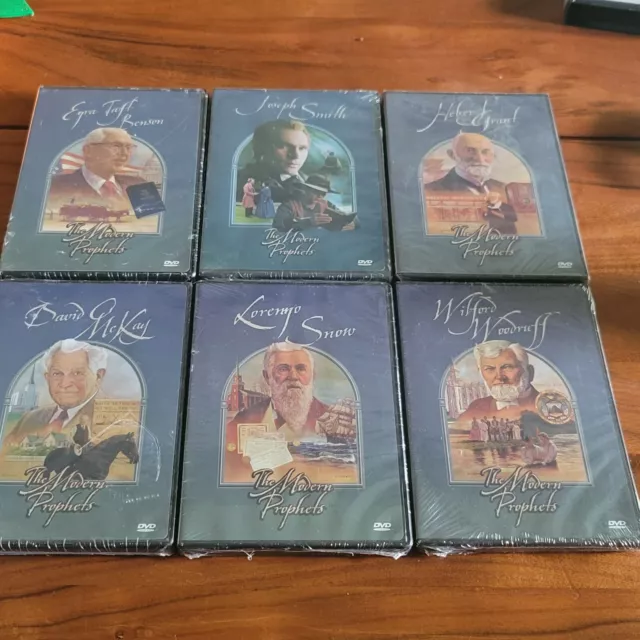 The Modern Prophets DVD Lot of 6 Volume Set LDS Living Scriptures NEW