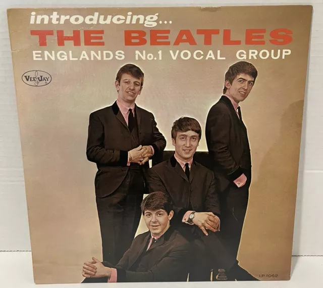 Introducing The Beatles - Vinyl LP - Vee-Jay Records VJLP-1062