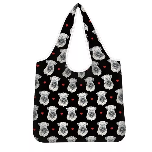 Wheaten Terrier Shopping Bag Reusable Foldable Washable Lovely Bag