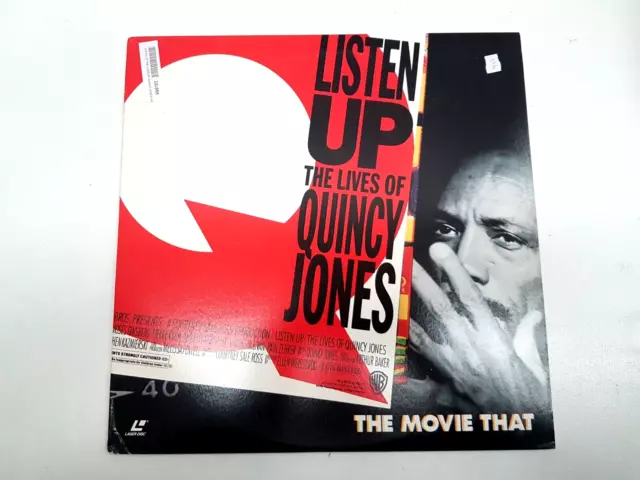Listen Up The Lives Of Quincy Jones Laser Disc Laserdisc Ld 12047