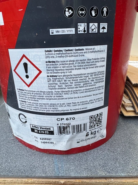 HILTI CFS-CT FIRESTOP COATING and Intumescent Sealant NEW £45.00 ...
