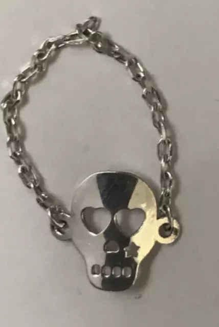 $625 Alexander McQueen Scull Silver Men's - Women Ring Sz 7/8 $625 Alexander McQueen Scull Silver Men's - Women Ring Sz 7/8