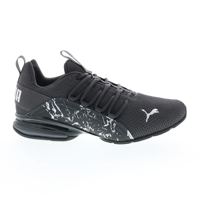 Puma Axelion City Escape 37722102 Mens Gray Canvas Athletic Running Shoes 2