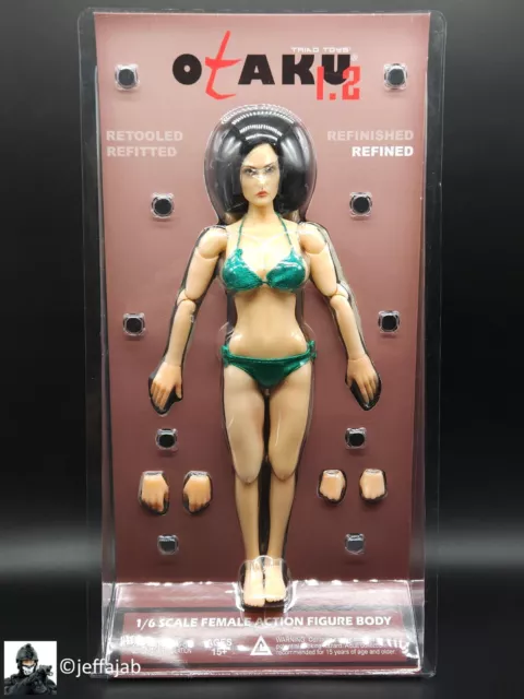 1:6 Triad Toys Otaku 1.2 Brunette Caucasian Female Body READ NOTES 12" Figure