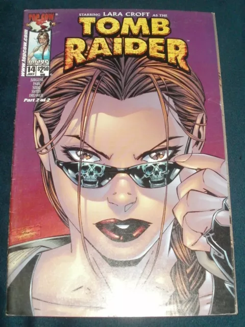 TOMB RAIDER (The Series) - Vol. 1 No. 14 (July 2001) ~ LARA CROFT Variant Cover