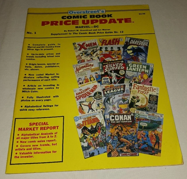 Overstreet's Comic Book Price Update #1 1982 Supplement to Price Guide #12