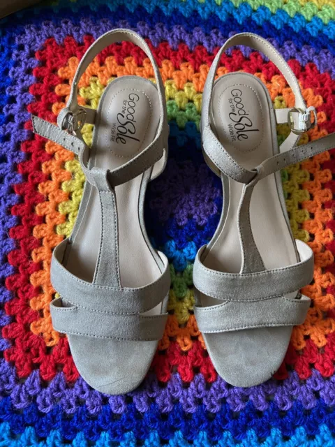 Womens wide fit sandals size 6 sale