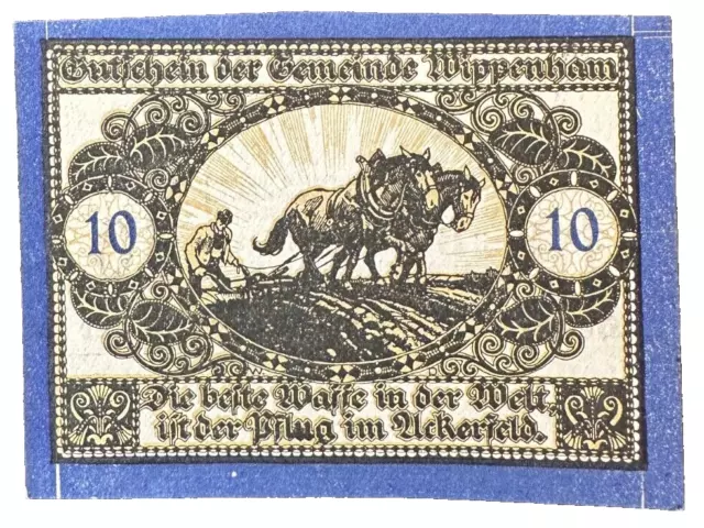 Austria Set 2x 10 and 50 Heller 1920 Notgeld UNC