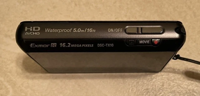 Sony Cyber-shot DSC-TX10 Waterproof Digital Camera 16.2MP Excellent Cond., Black 7