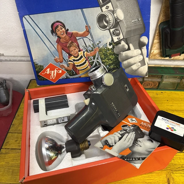Caméra AGFA movex S automatique super 8 année 60