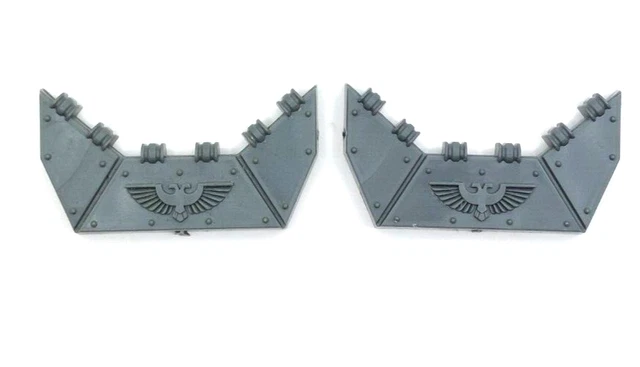 x2 Astra Militarum imperial guard leman russ turret ammo racks bits  [40K].