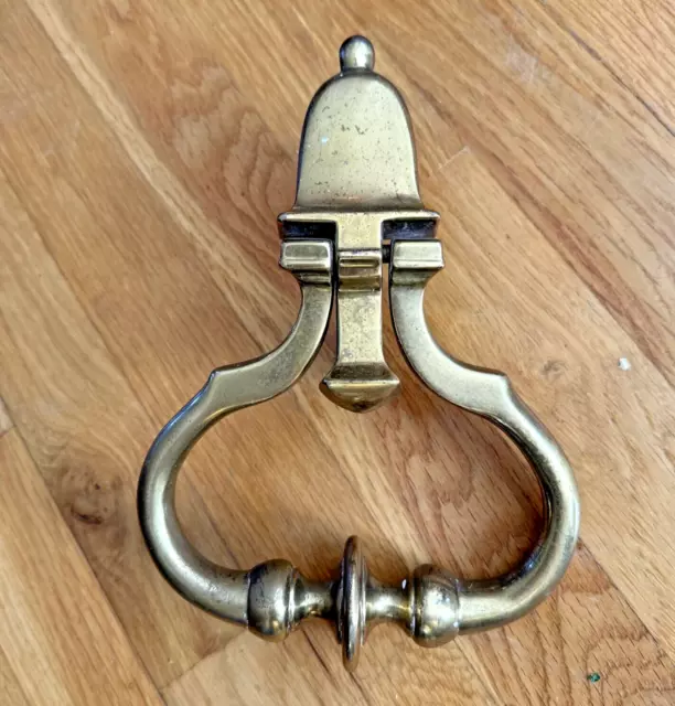 Rare Huge Antique Salvage Vintage Door Knocker Solid Brass