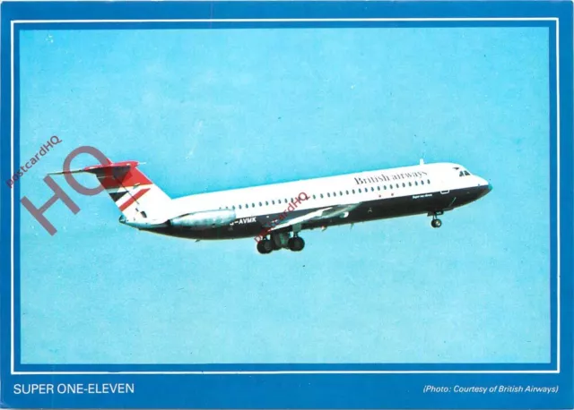 Picture Postcard- BRITISH AIRWAYS BAC-1-11 SUPER ONE-ELEVEN