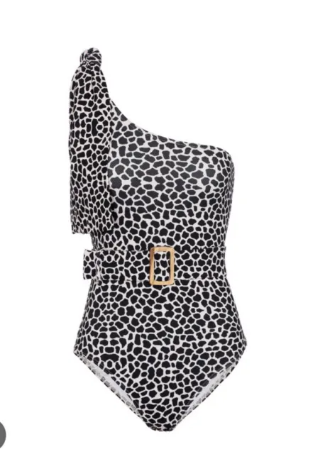 ALEXANDRA MIRO SWIMSUIT Black White Giraffe Print Size M £80.00 - PicClick  UK