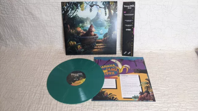 Banana Jamz 199X Donkey Kong Country Video Game Soundtrack Green Vinyl LP x/500