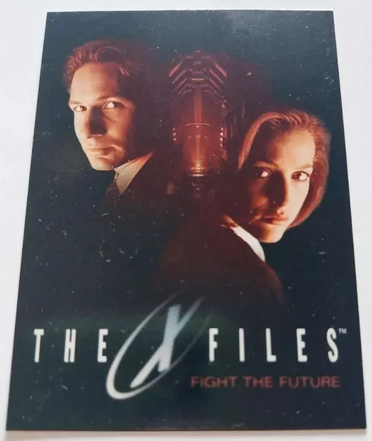 The X Files - Fight The Future # P1 Promo Trading Card (Topps 1998) #493