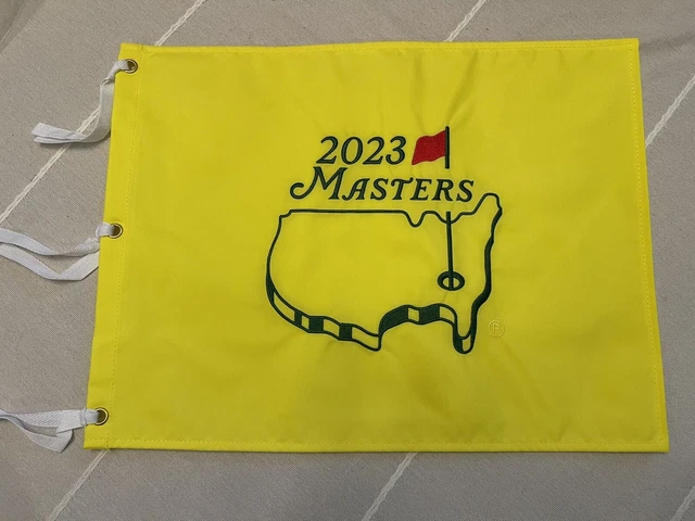 2023 Masters Golf Flag Augusta National Golf Pin Flag Qty Jon Rahm Win