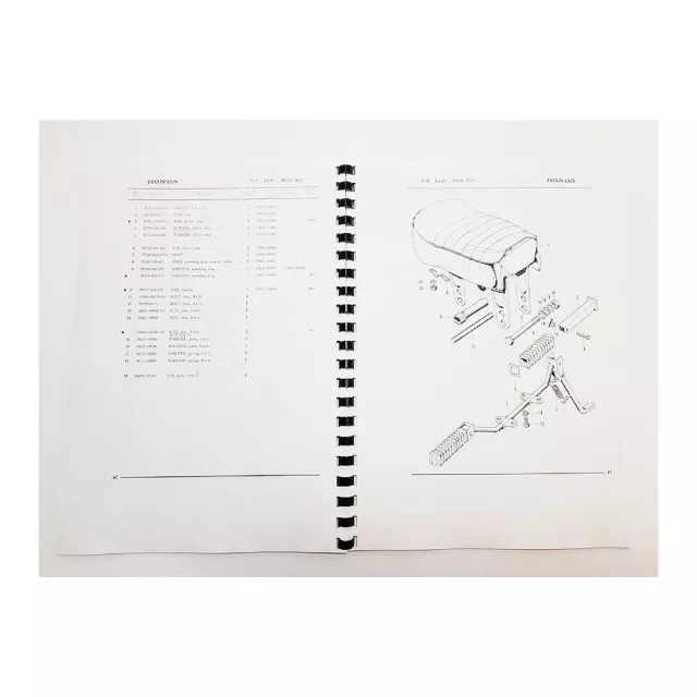 Manuel technique pour HONDA Monkey Z50A parts list 3