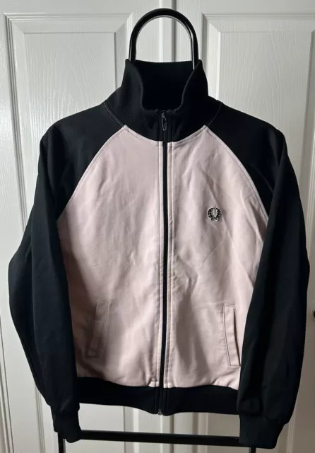 Vintage Fred Perry Track Jacket Women’s Size 14 Track Top Pink