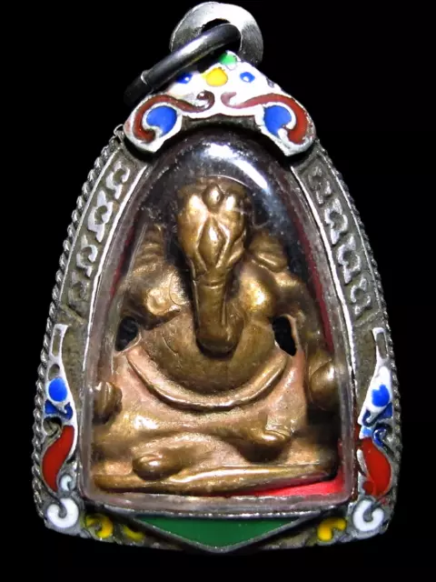 Phra Pikkanate Pim India, Ganesh Buddha, Temple Blessed, Thai Amulet