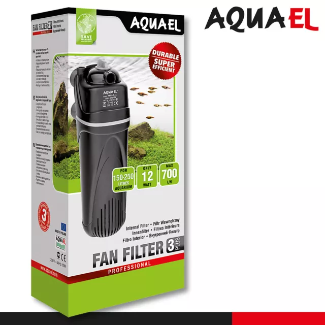 Aquael Fan 3 Plus Filtre Intérieur pour Vitres Soins Eau Poissons