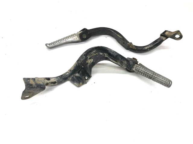 Coppia Pedalini Pedana Poggiapiedi Posteriore Gilera Typhoon 50 2T 1993-1999