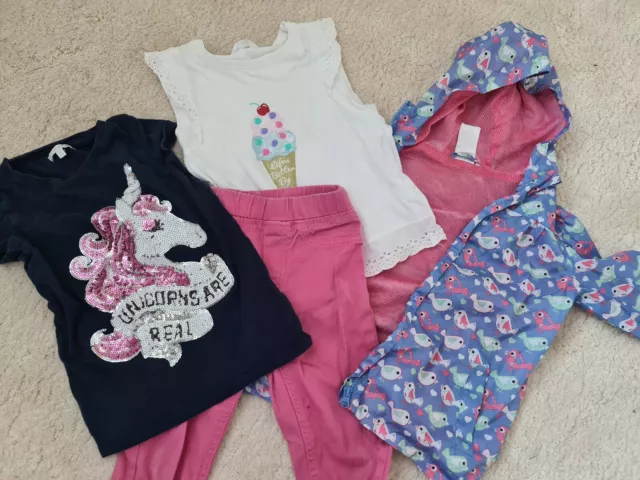 Girls clothes bundle 5-6 years  H&M, m&co, 4 items