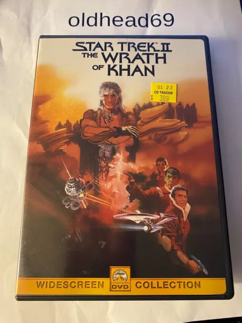 Star Trek II: The Wrath of Khan (DVD, 2000) near mint