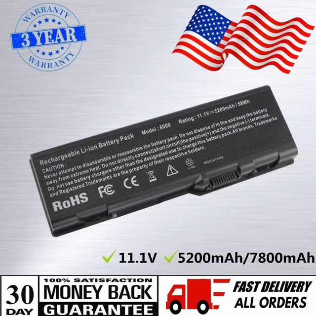 Battery for Dell Inspiron 6000 9200 9300 XPS M170 M1710 Precision M6300 6/9Cell