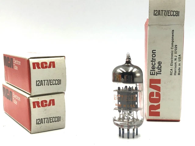 TELEFUNKEN ECC81 ELECTRON Tube/Röhre / 12AT7 Audio Preamp, Made in
